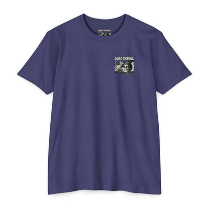 Road Debris Skull Tee — 'Road Debris Redline Republic' Graphic T-Shirt