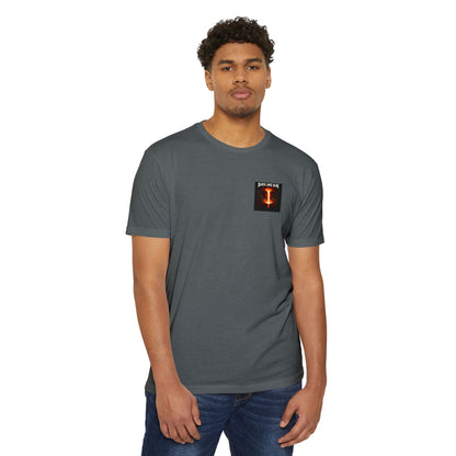 Hard Pour Blacksmith T‑Shirt — "Black Lake Slag" Molten Metal Graphic