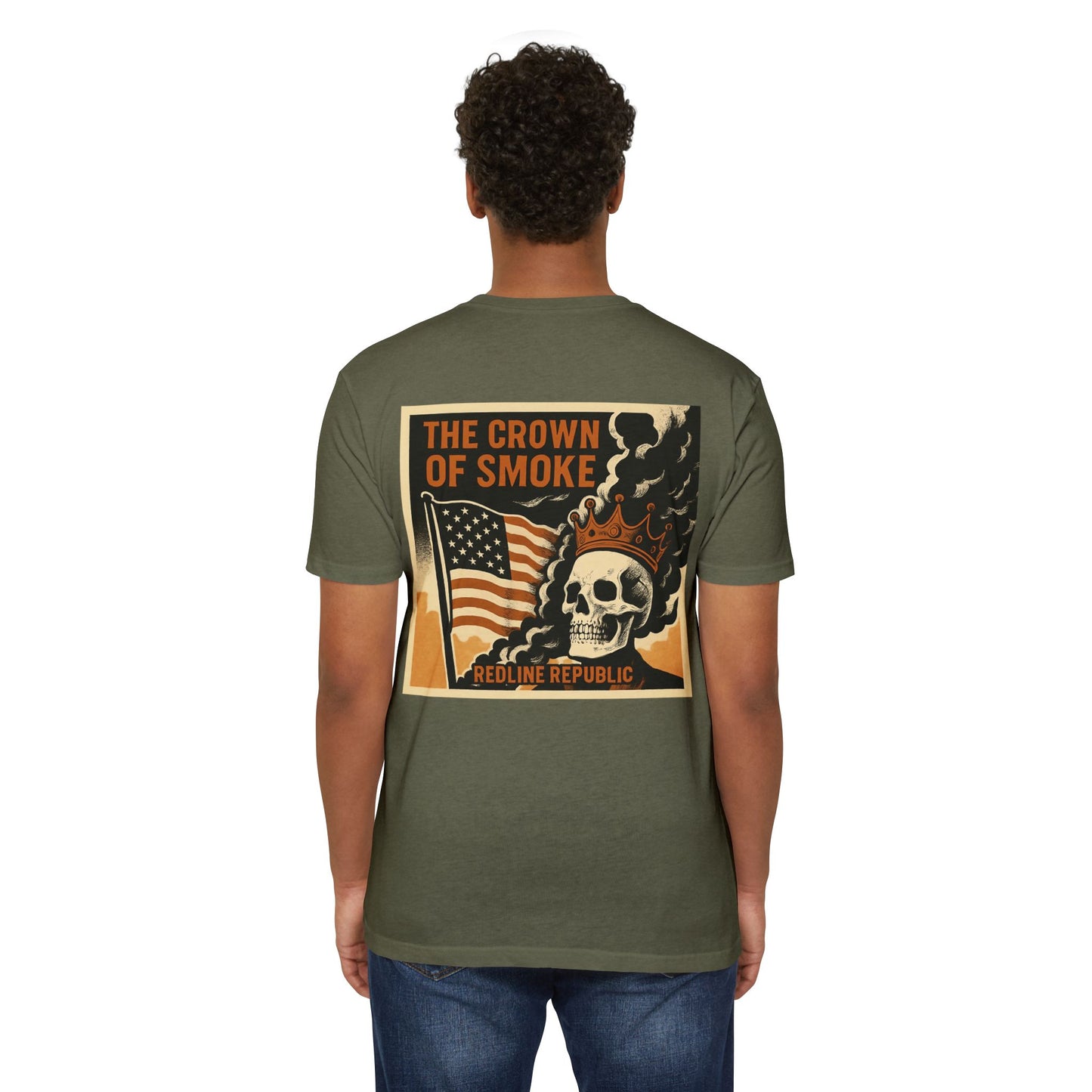 T-Shirt - Album Cover Art from The Crown of Smoke by Redline Republic