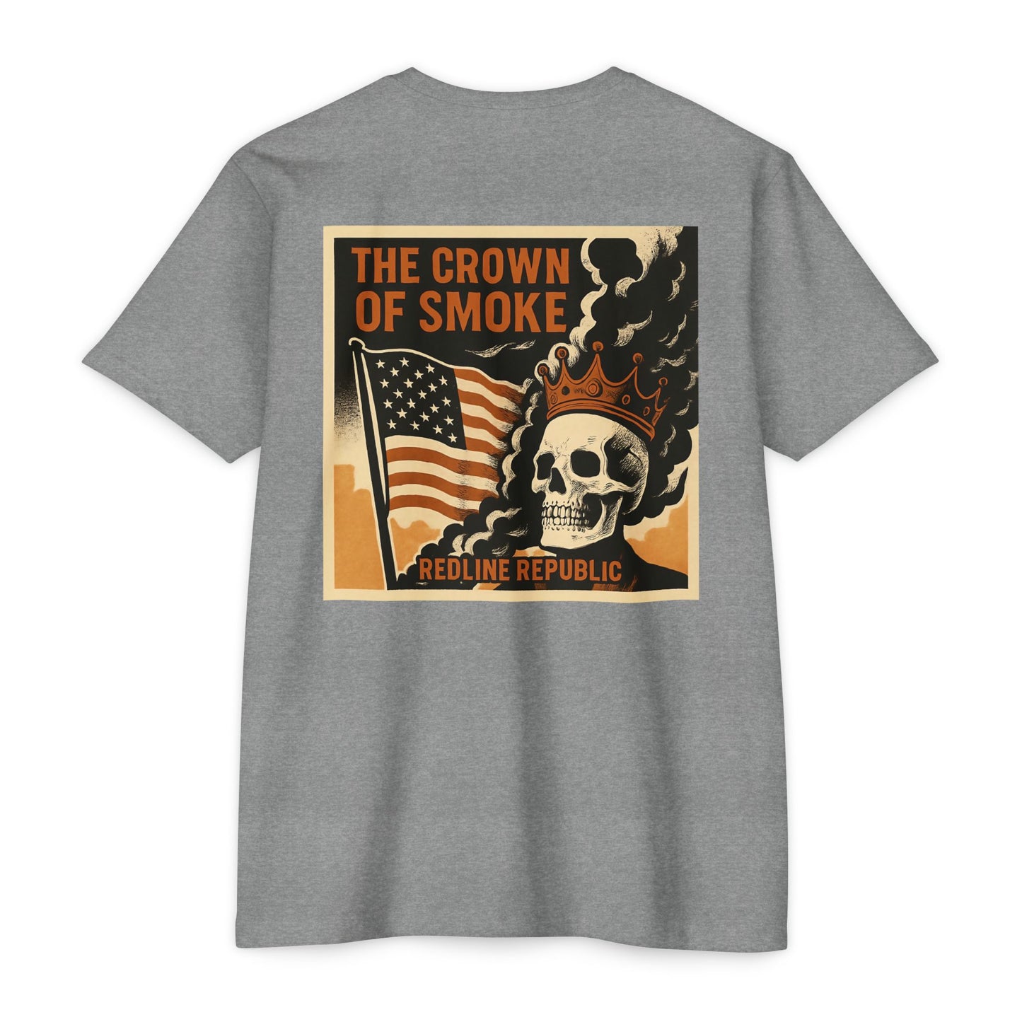 T-Shirt - Album Cover Art from The Crown of Smoke by Redline Republic