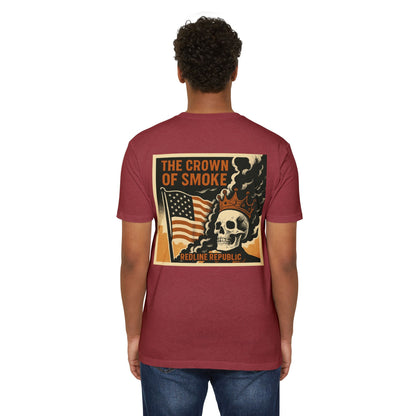 T-Shirt - Album Cover Art from The Crown of Smoke by Redline Republic