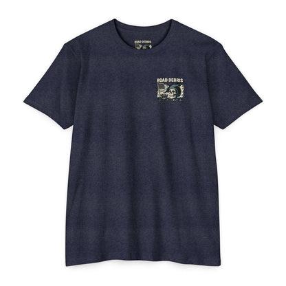 Road Debris Skull Tee — 'Road Debris Redline Republic' Graphic T-Shirt