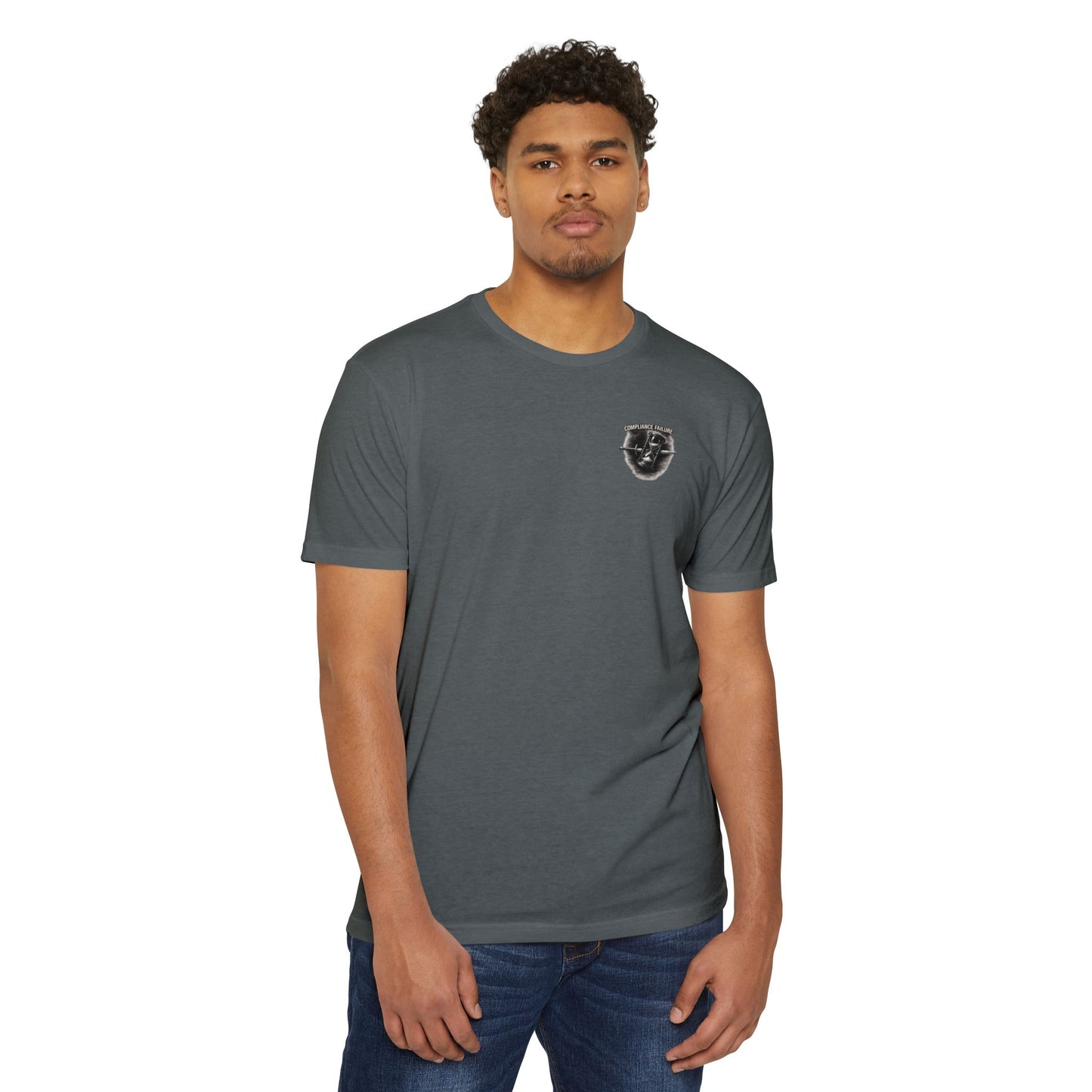 Compliance Failure Graphic T-Shirt — Hooded Rebel Back Print