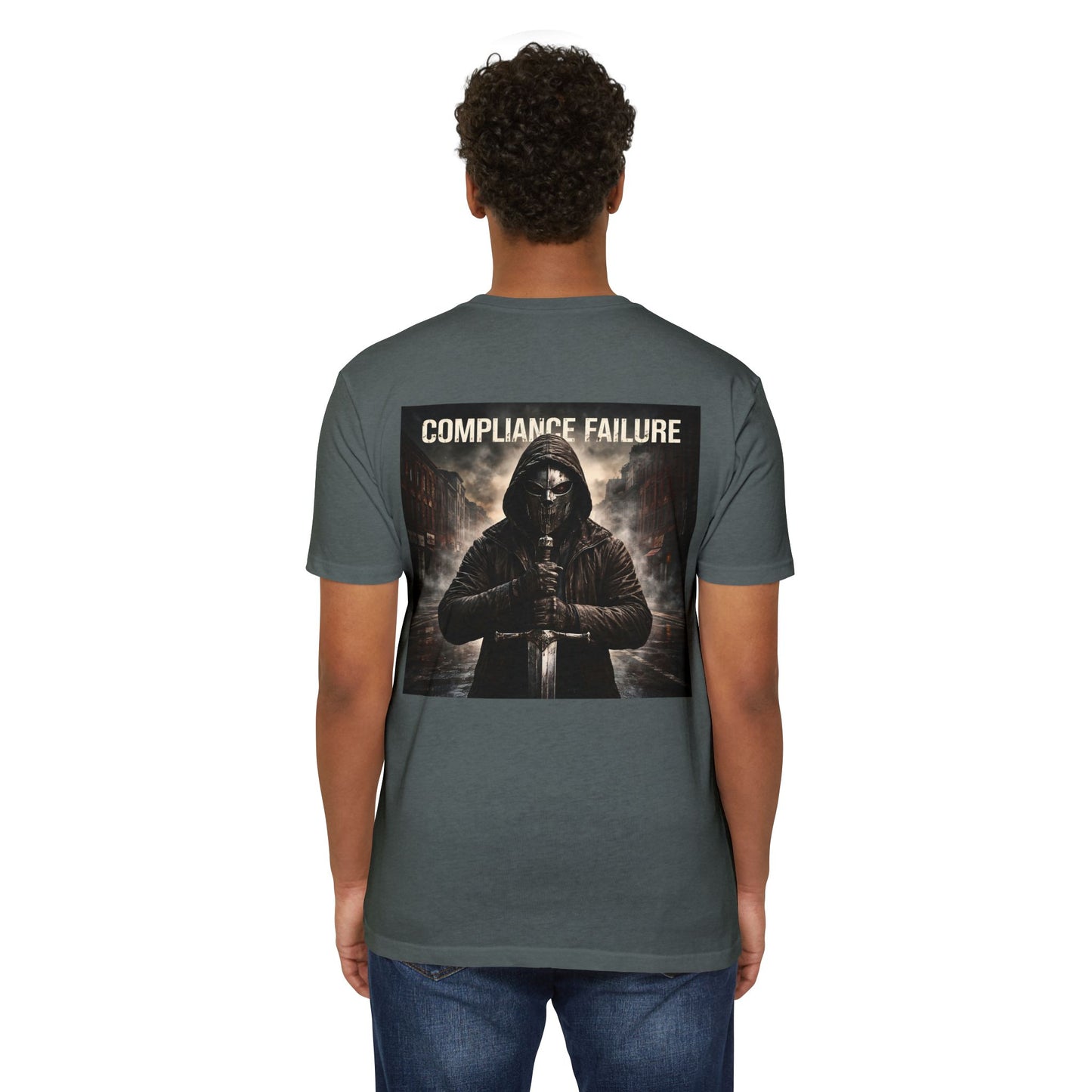 Compliance Failure Graphic T-Shirt — Hooded Rebel Back Print