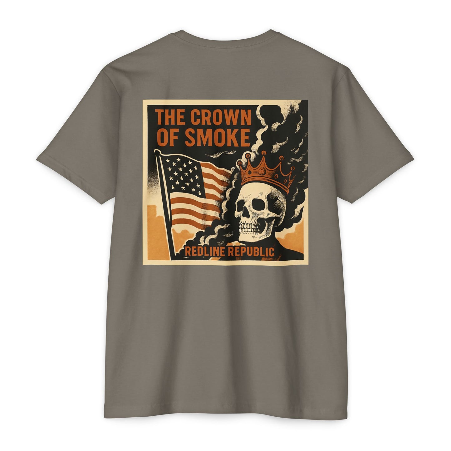 T-Shirt - Album Cover Art from The Crown of Smoke by Redline Republic