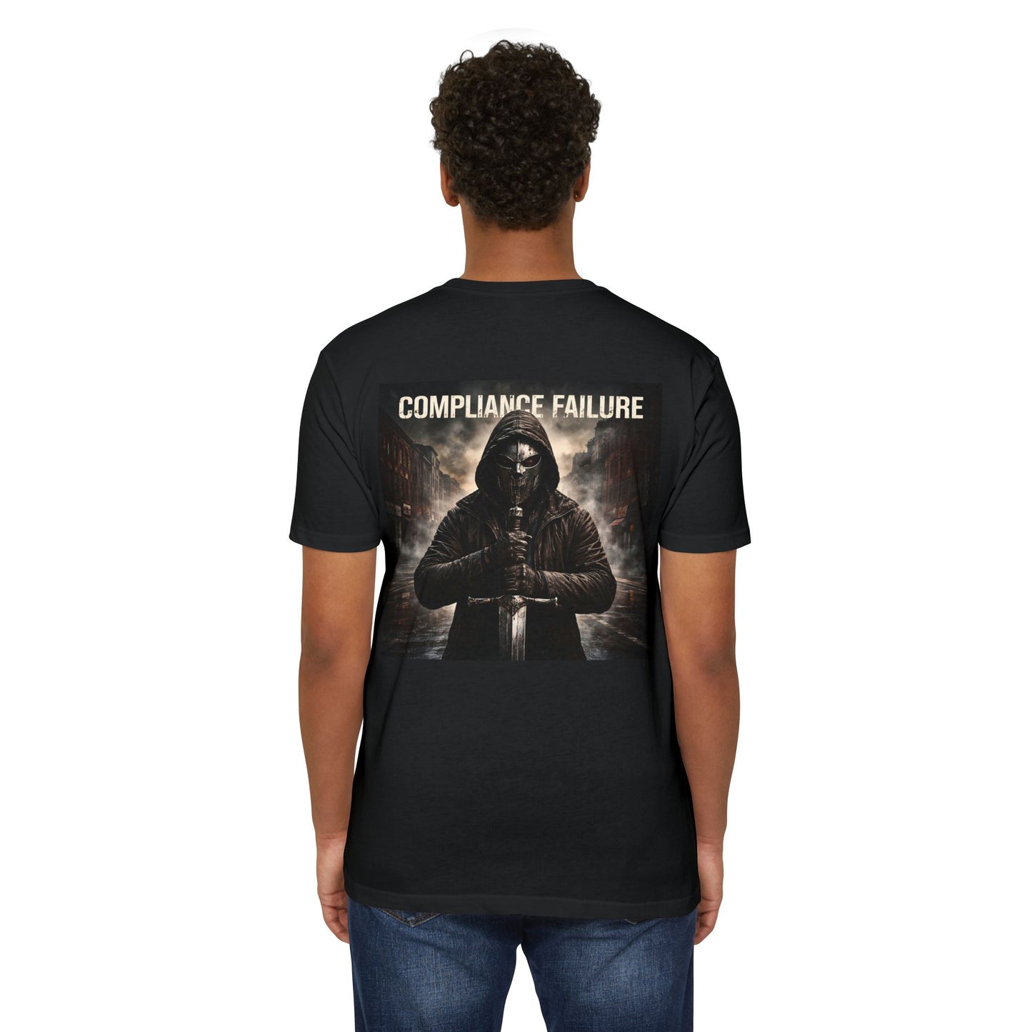Compliance Failure Graphic T-Shirt — Hooded Rebel Back Print