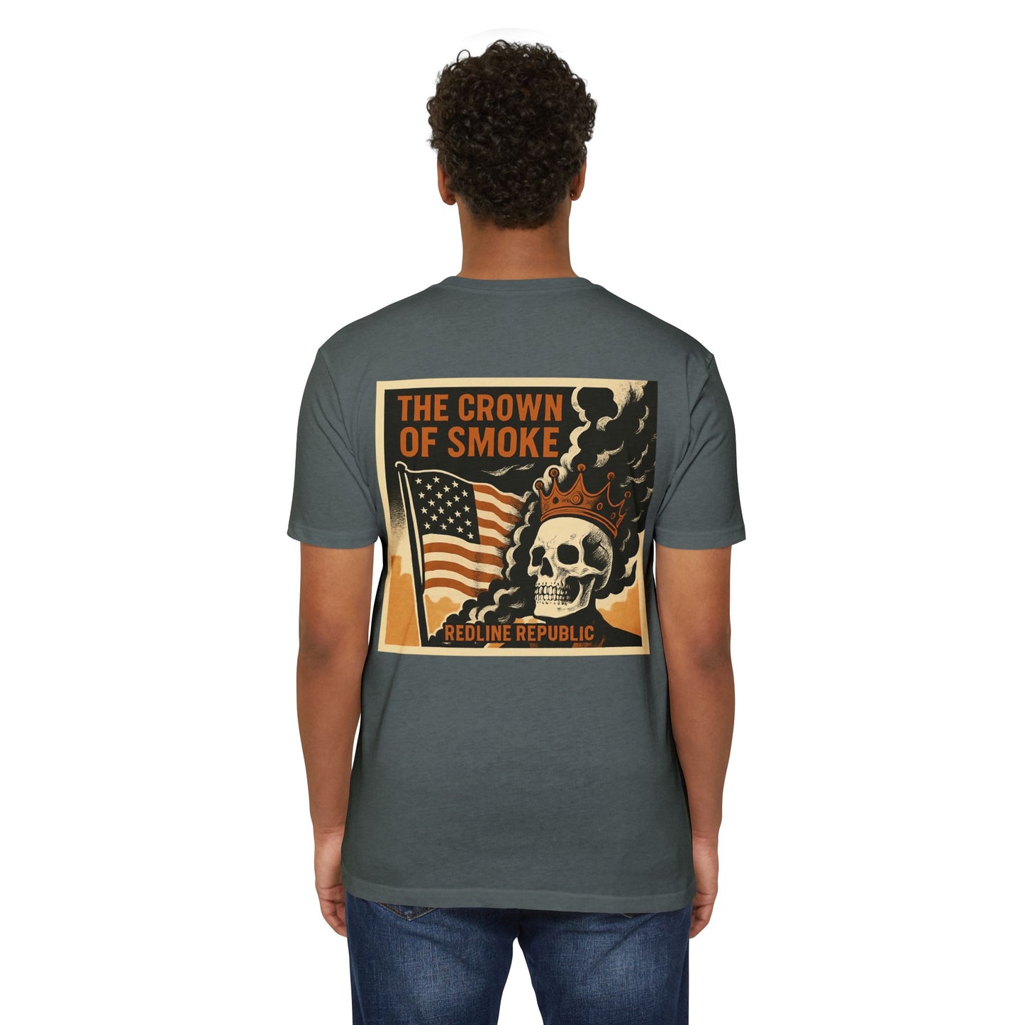 T-Shirt - Album Cover Art from The Crown of Smoke by Redline Republic