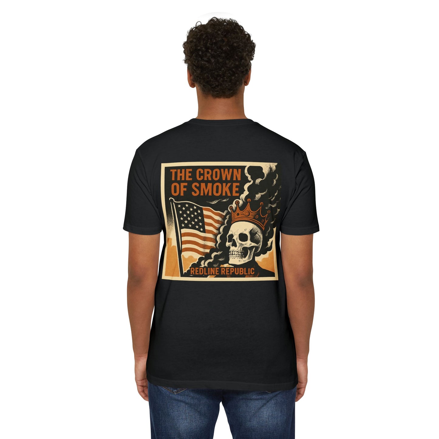 T-Shirt - Album Cover Art from The Crown of Smoke by Redline Republic